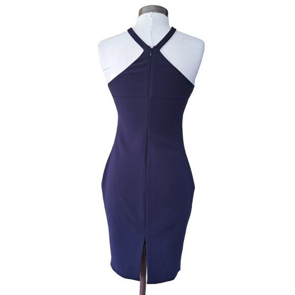 LIKELY Revolve Charles Halter Keyhole Sheath Dress Size 6 in Navy Blue - Picture 4 of 12